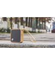 Gingko - Mini Square Pocket Bluetooth Speaker - Bamboo